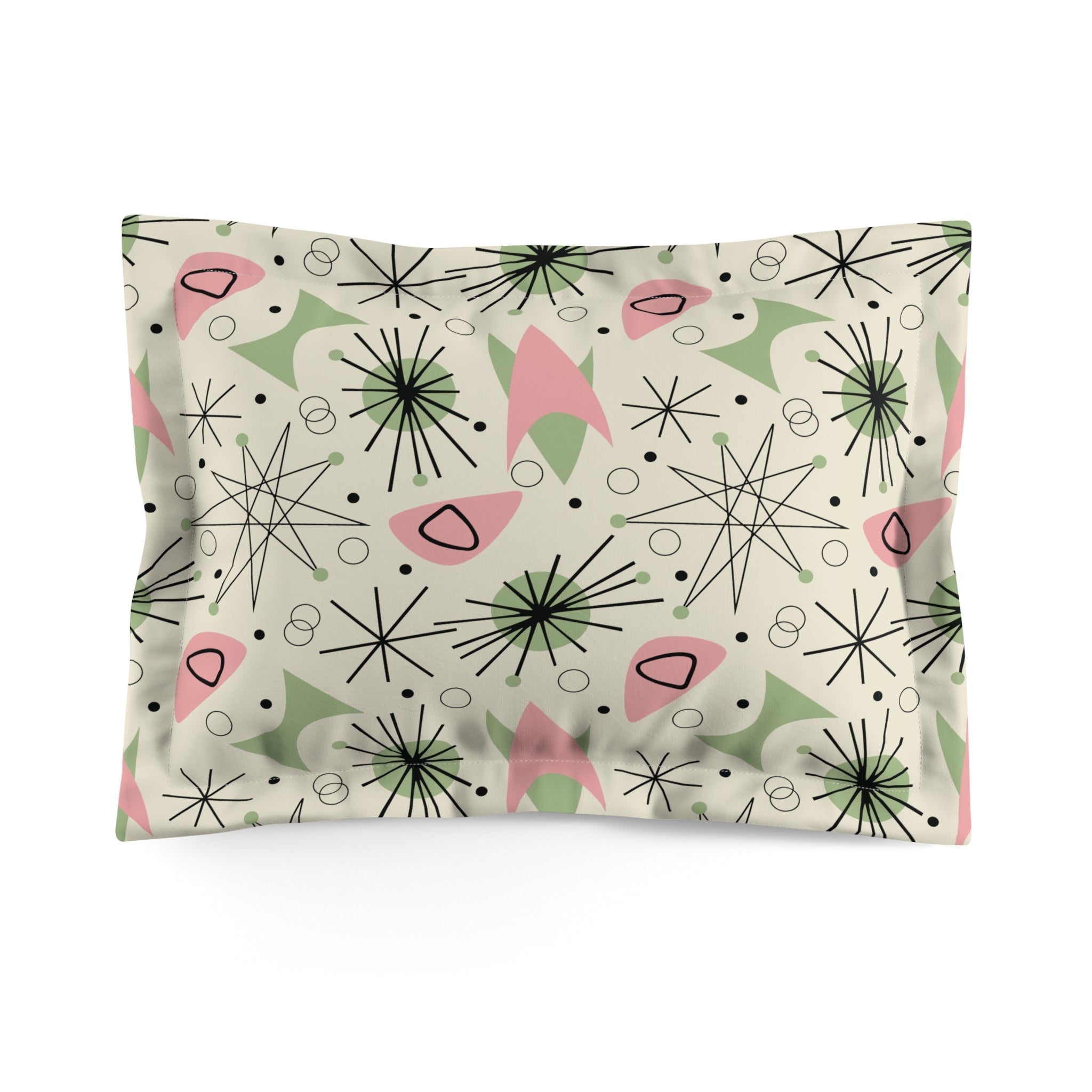 Kate McEnroe New York Atomic Starburst Pillow Sham - Retro Franciscan MCM BeddingPillow Shams12558700692571624860