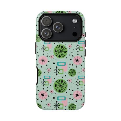 Kate McEnroe New York Atomic Starburst Sputnik iPhone Case, Retro 50s Mid Century Modern Protective Phone CoverPhone Cases19311343588159580758