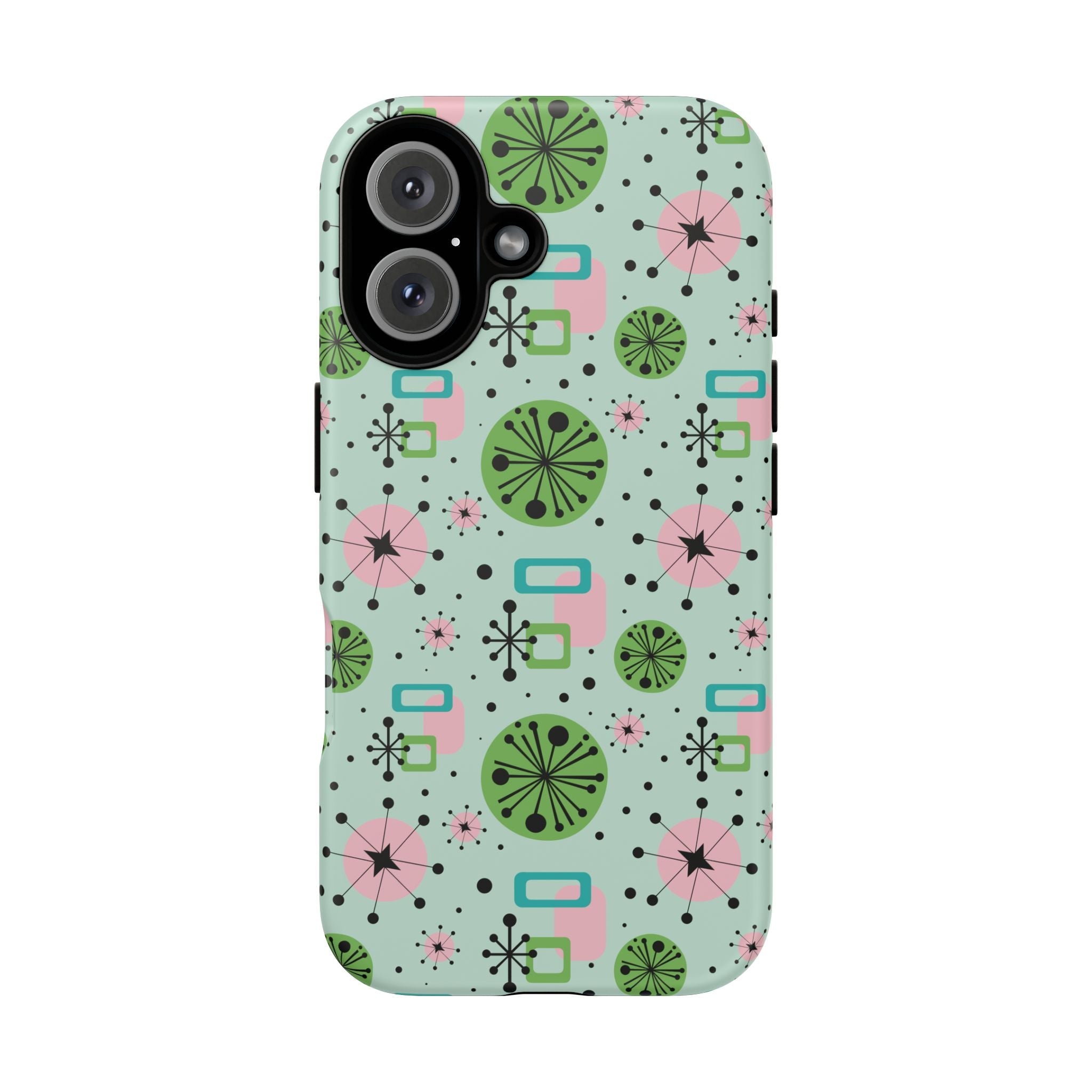 Kate McEnroe New York Atomic Starburst Sputnik iPhone Case, Retro 50s Mid Century Modern Protective Phone CoverPhone Cases19892860201268145581