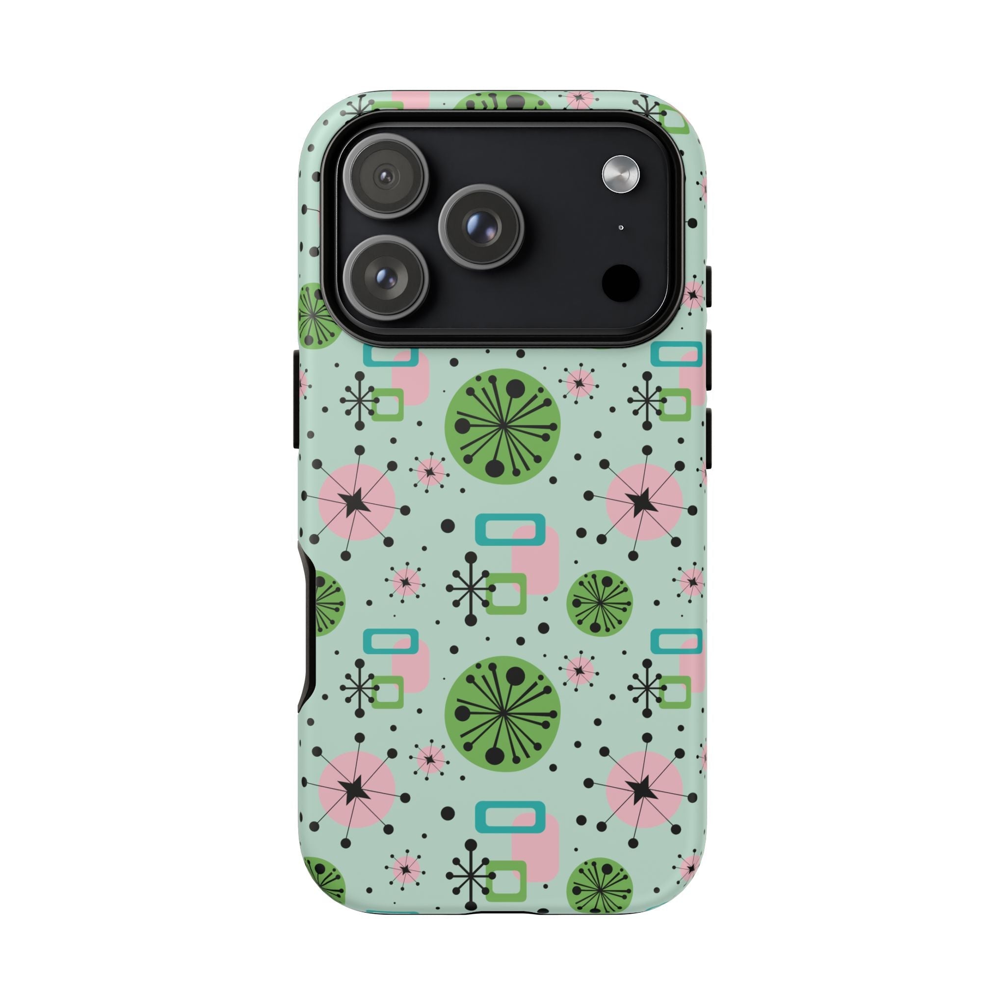 Kate McEnroe New York Atomic Starburst Sputnik iPhone Case, Retro 50s Mid Century Modern Protective Phone CoverPhone Cases24038983952401565047