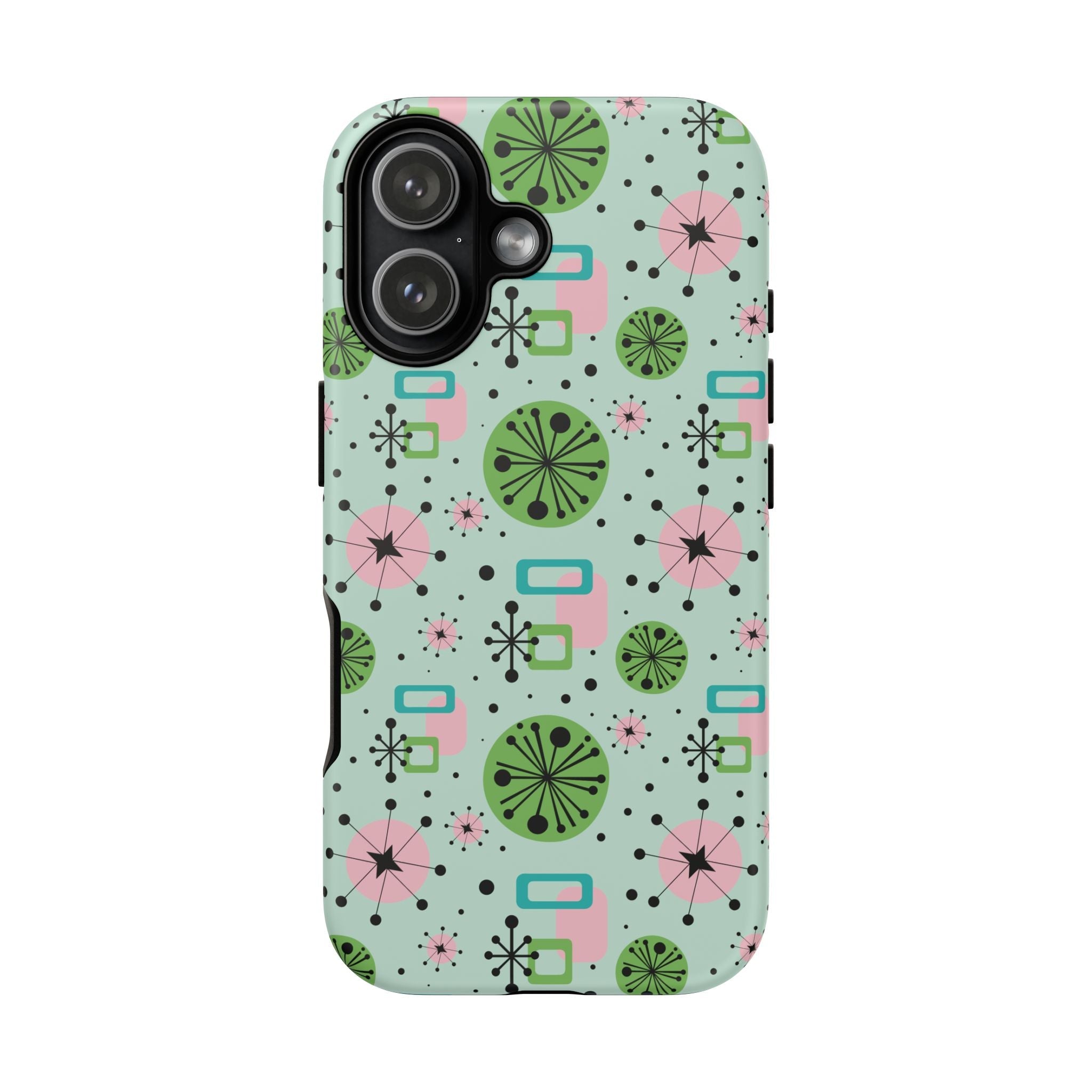 Kate McEnroe New York Atomic Starburst Sputnik iPhone Case, Retro 50s Mid Century Modern Protective Phone CoverPhone Cases29227632884272966417