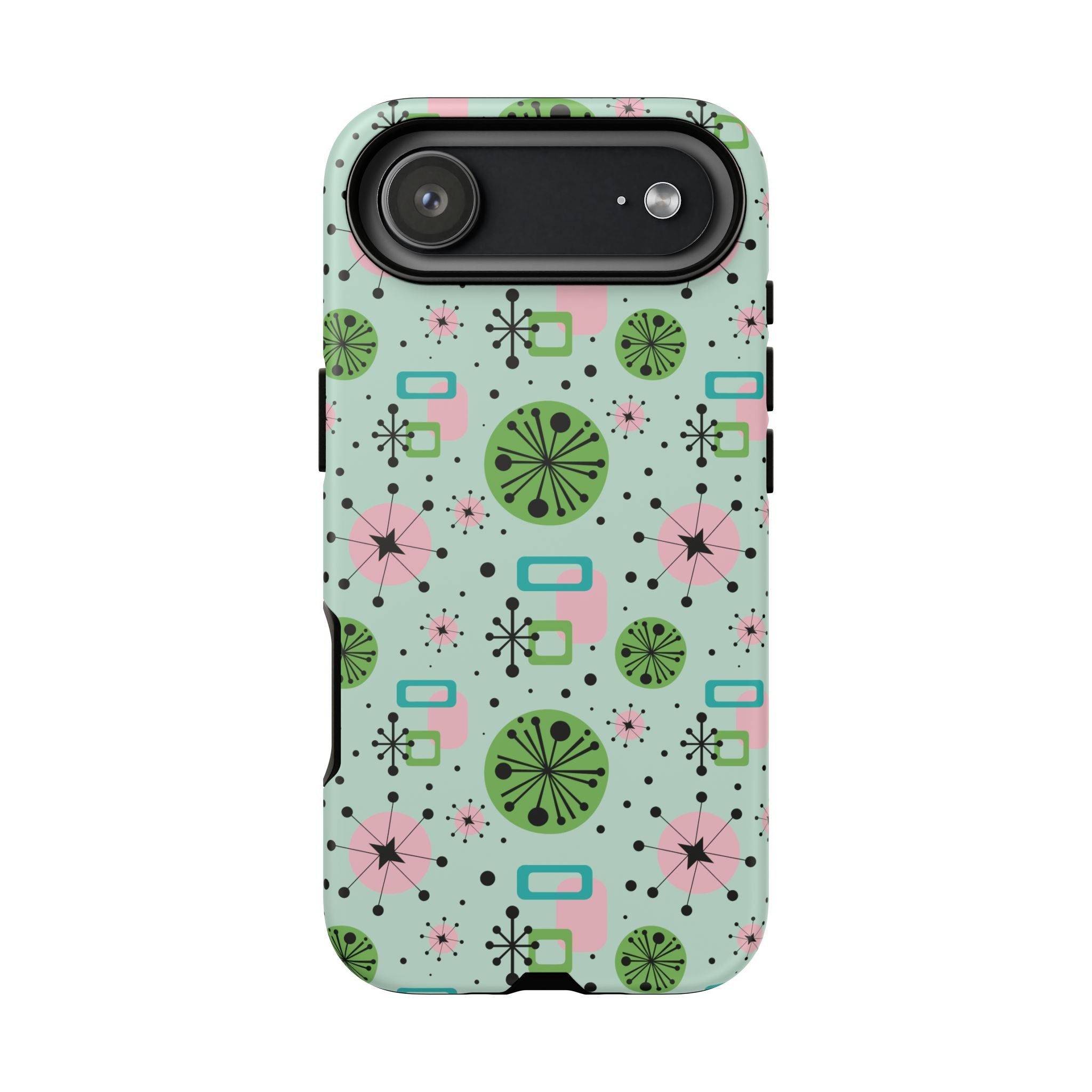 Kate McEnroe New York Atomic Starburst Sputnik iPhone Case, Retro 50s Mid Century Modern Protective Phone CoverPhone Cases30106812648726859616