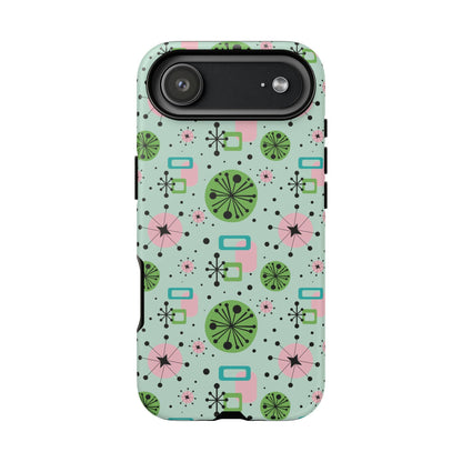 Kate McEnroe New York Atomic Starburst Sputnik iPhone Case, Retro 50s Mid Century Modern Protective Phone CoverPhone Cases30106812648726859616