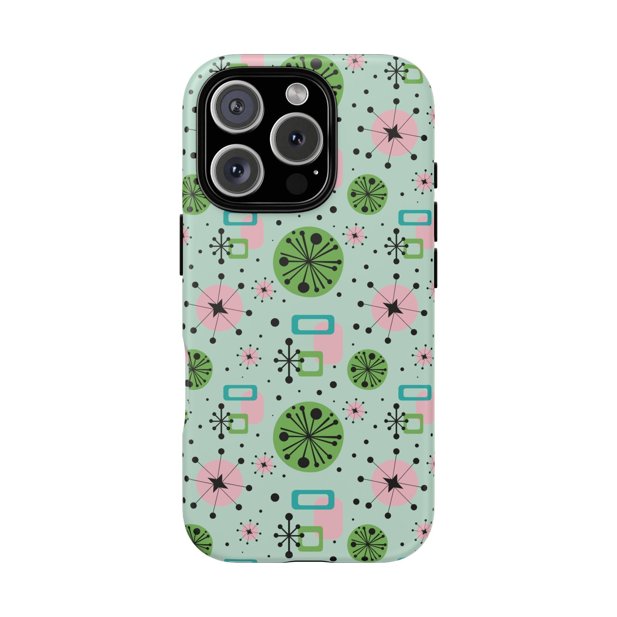 Kate McEnroe New York Atomic Starburst Sputnik iPhone Case, Retro 50s Mid Century Modern Protective Phone CoverPhone Cases33989440784536339208