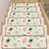 Kate McEnroe New York Atomic Starburst Stair Treads, 1950s Pink Mint Boomerang Non Slip MatsStair Treads2ub8opomtq