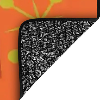 Kate McEnroe New York Atomic Starburst Stair Treads, Mid Century Modern Retro Orange MatsStair TreadsRJEpVTzwKJ