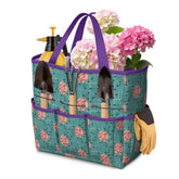 Kate McEnroe New York Atomic Starburst Teal Mid Century Modern Garden Tool BagGarden Tool BagSAkHEKe6Oq