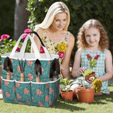 Kate McEnroe New York Atomic Starburst Teal Mid Century Modern Garden Tool BagGarden Tool BaguVS0pyVAZ8