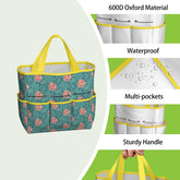 Kate McEnroe New York Atomic Starburst Teal Mid Century Modern Garden Tool BagGarden Tool BaguVS0pyVAZ8