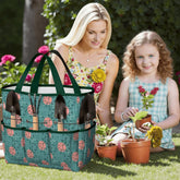 Kate McEnroe New York Atomic Starburst Teal Mid Century Modern Garden Tool BagGarden Tool BaguVS0pyVAZ8