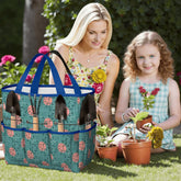 Kate McEnroe New York Atomic Starburst Teal Mid Century Modern Garden Tool BagGarden Tool BaguVS0pyVAZ8
