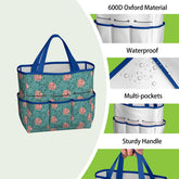 Kate McEnroe New York Atomic Starburst Teal Mid Century Modern Garden Tool BagGarden Tool BaguVS0pyVAZ8