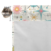 Kate McEnroe New York Atomic Starburst Window Valance, Mid Century Modern MCM Kitchen DecorValancesD3321990