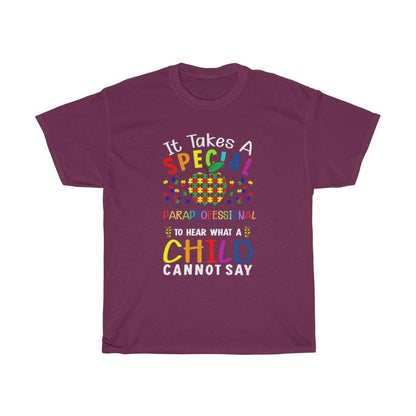 Kate McEnroe New York Autism Paraprofessional Shirt T-Shirt Maroon / S 30662644164306175337