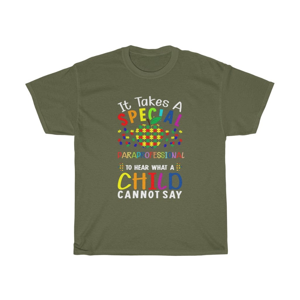 Kate McEnroe New York Autism Paraprofessional Shirt T-Shirt Military Green / S 18601925219412480658