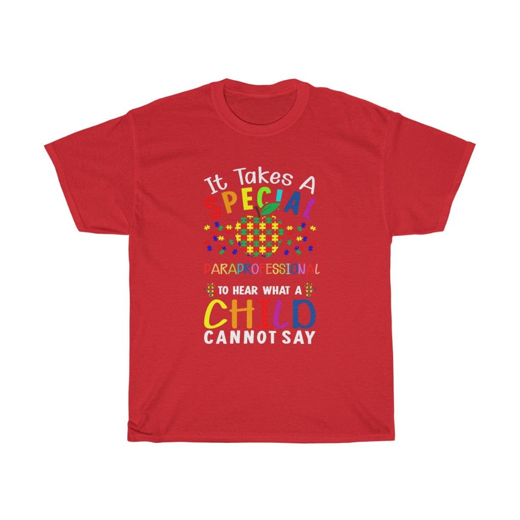Kate McEnroe New York Autism Paraprofessional Shirt T-Shirt Red / S 47838752383269274350