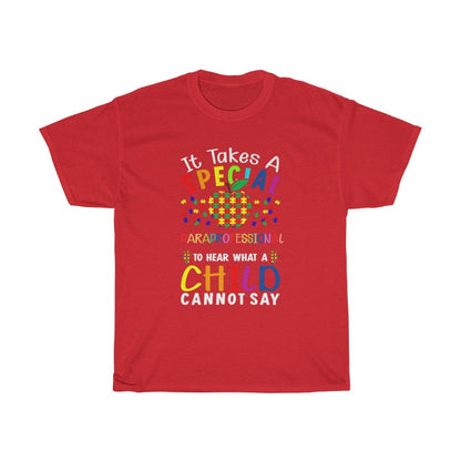 Kate McEnroe New York Autism Paraprofessional Shirt T-Shirt Red / S 47838752383269274350