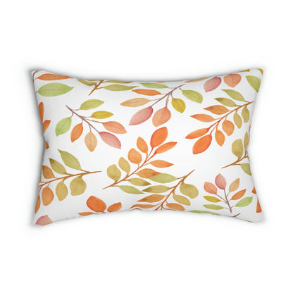 Kate McEnroe New York Autumn Leaves Lumbar Pillow Lumbar Pillows 20&quot; × 14&quot; 25481178121407697384