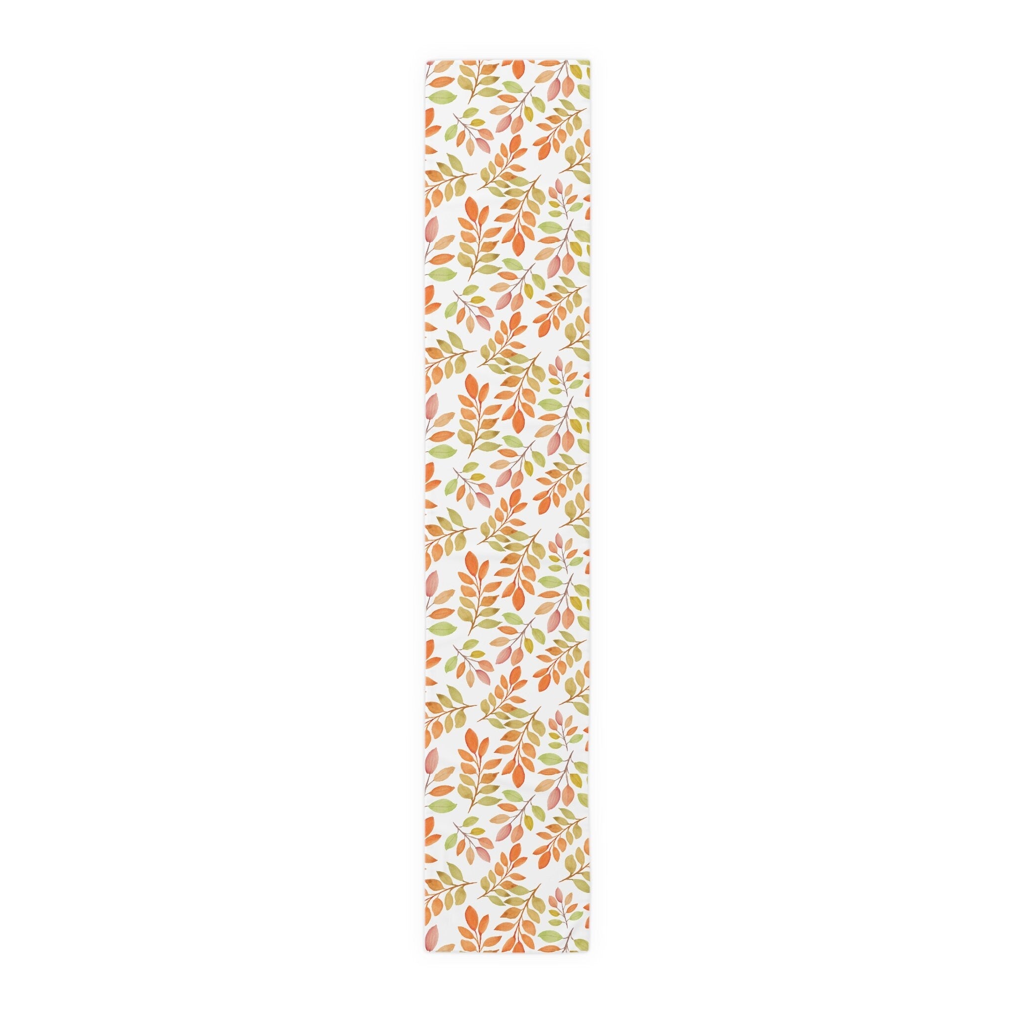 Kate McEnroe New York Autumn Leaves Table Runner, Country Farmhouse Fall Harvest Dining Table DecorationTable Runners54890201543028312672