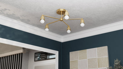 Kate McEnroe New York Baird - Five Light Semi Flush FixtureSemi Flushsku - 39247428288663