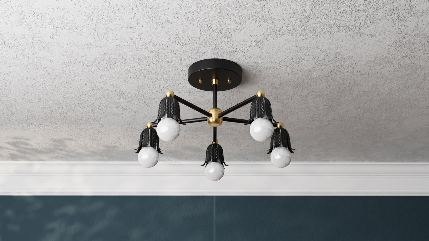 Kate McEnroe New York Baird - Five Light Semi Flush FixtureSemi Flushsku - 39247437791383