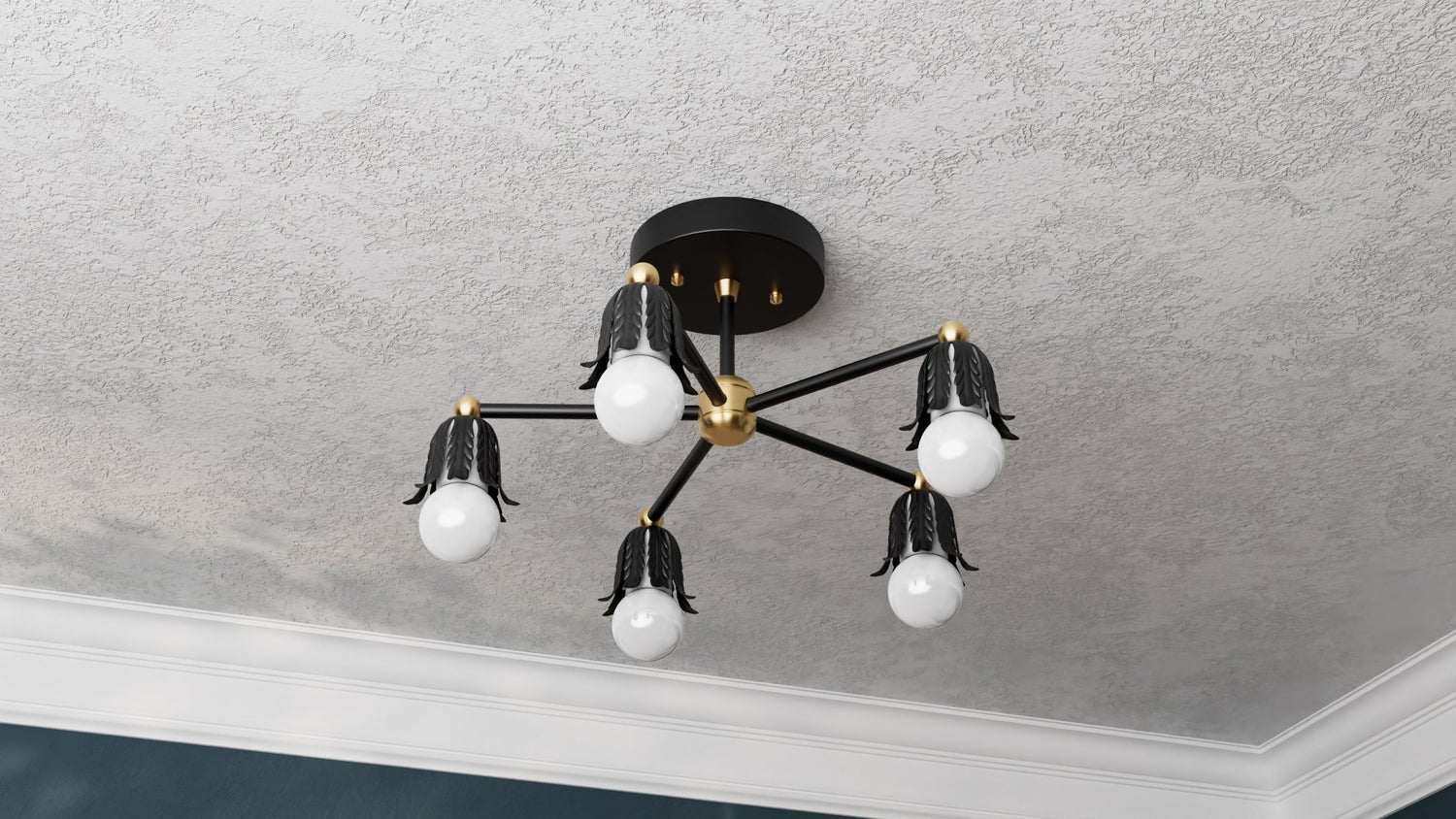 Kate McEnroe New York Baird - Five Light Semi Flush FixtureSemi Flushsku - 39247437791383