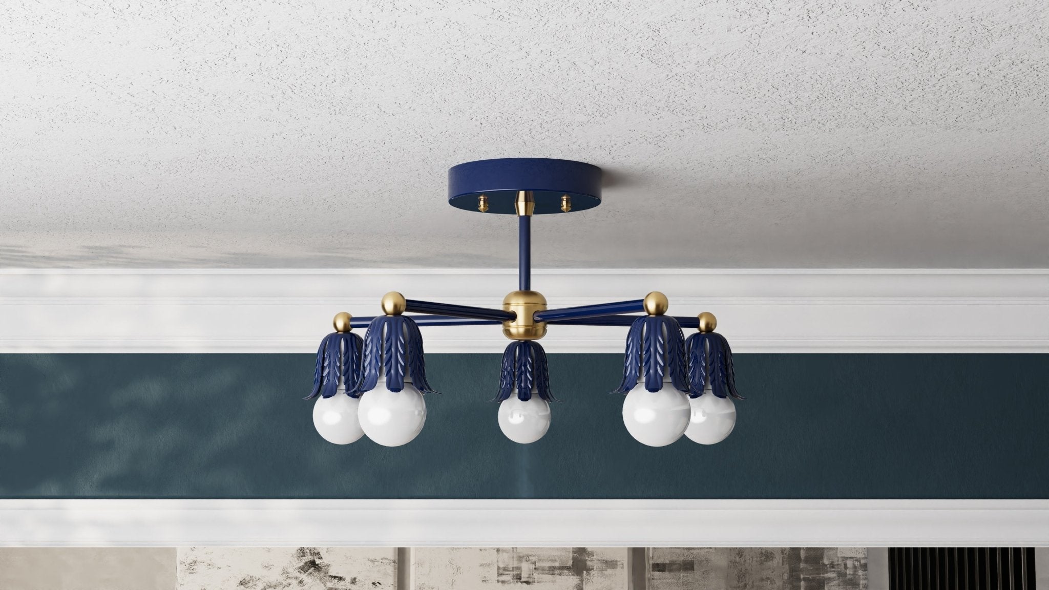 Kate McEnroe New York Baird - Five Light Semi Flush FixtureSemi Flushsku - 39285899690135