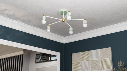 Kate McEnroe New York Baird - Five Light Semi Flush FixtureSemi Flushsku - 39285900738711