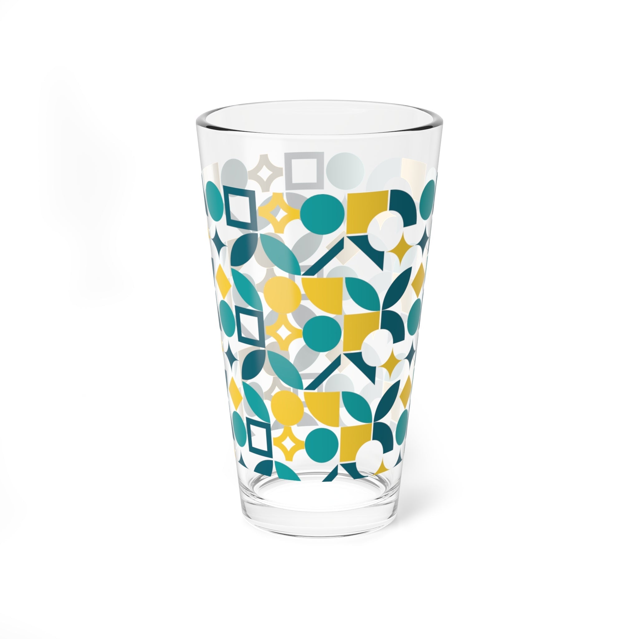 Kate McEnroe New York Bauhaus Geometric Pint Glass, Mid Century Modern BarwarePint Glasses21640600604144694149