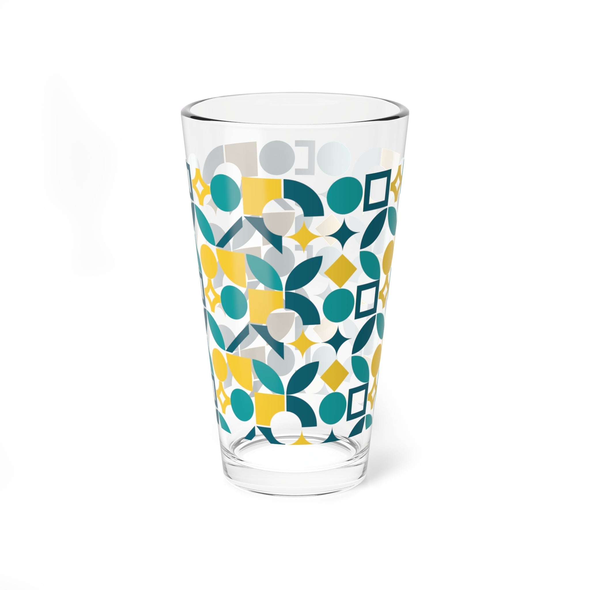 Kate McEnroe New York Bauhaus Geometric Pint Glass, Mid Century Modern BarwarePint Glasses21640600604144694149