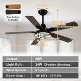 Kate McEnroe New York Bauhaus Mid Century Ceiling Fan, Geometric Modernist Light FixtureCeiling FanslUl6RNYyyQ