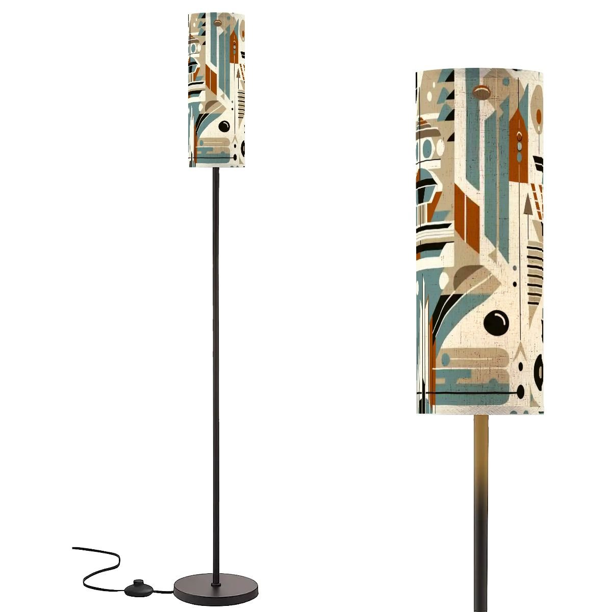 Kate McEnroe New York Bauhaus Mid Century Modern Abstract Tall Floor LampTall Floor Lamps1E8AkcZDFp