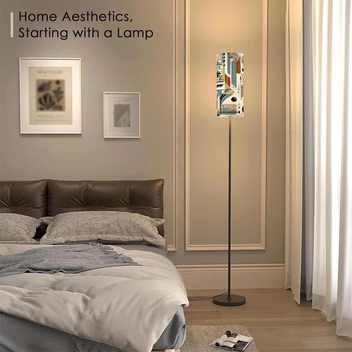 Kate McEnroe New York Bauhaus Mid Century Modern Abstract Tall Floor LampTall Floor Lamps1E8AkcZDFp