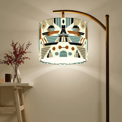 Kate McEnroe New York Bauhaus Mid Century Modern Geometric Arc Floor LampArc Floor LampsxCUOWajNAc
