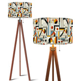 Kate McEnroe New York Bauhaus Mid Century Modern Tripod Floor Lamp, Geometric LightingTripod Floor LampsZsBS4zHTt3