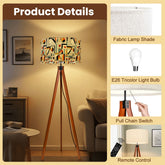 Kate McEnroe New York Bauhaus Mid Century Modern Tripod Floor Lamp, Geometric LightingTripod Floor LampsZsBS4zHTt3