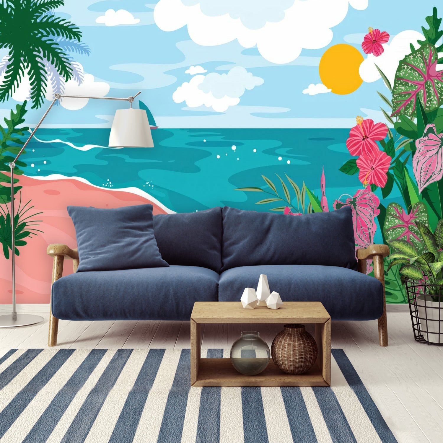 Kate McEnroe New York Beach Paradise Landscape Wall MuralWall Mural119723