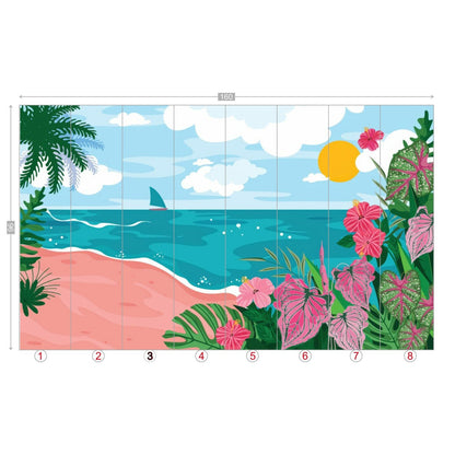 Kate McEnroe New York Beach Paradise Landscape Wall MuralWall Mural119732