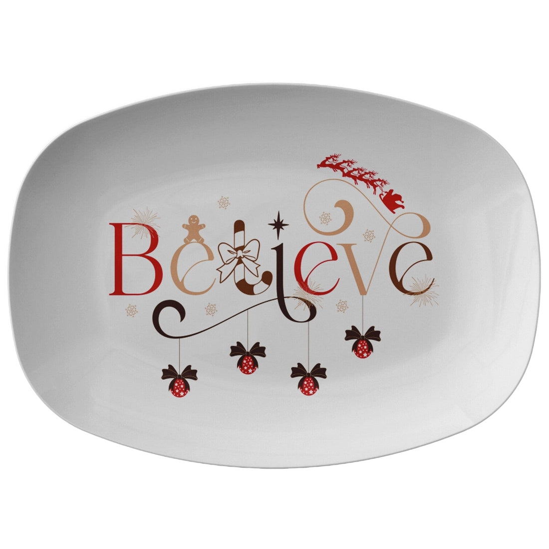 Kate McEnroe New York Believe Christmas Serving PlatterServing Platters9727