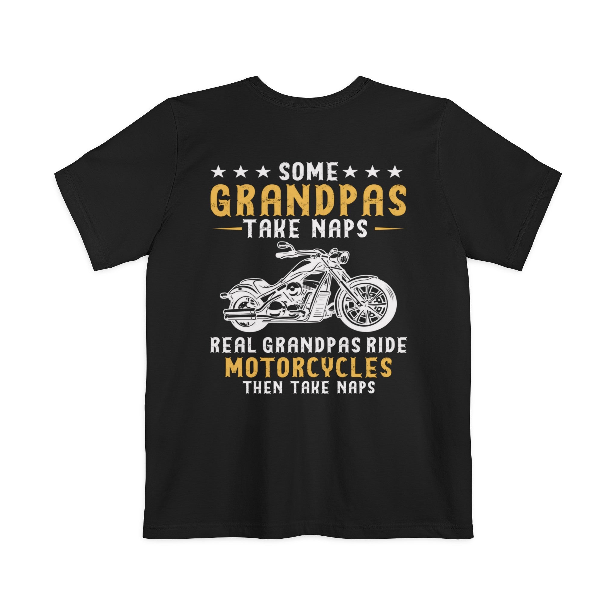 Kate McEnroe New York Biker Grandpa Pocket T - shirt For Fathers day, Birthday Gift, Real Grandpas Ride Motorcycles Then Take Naps Shirt, Funny Biker GiftT - Shirt19942781917993526660