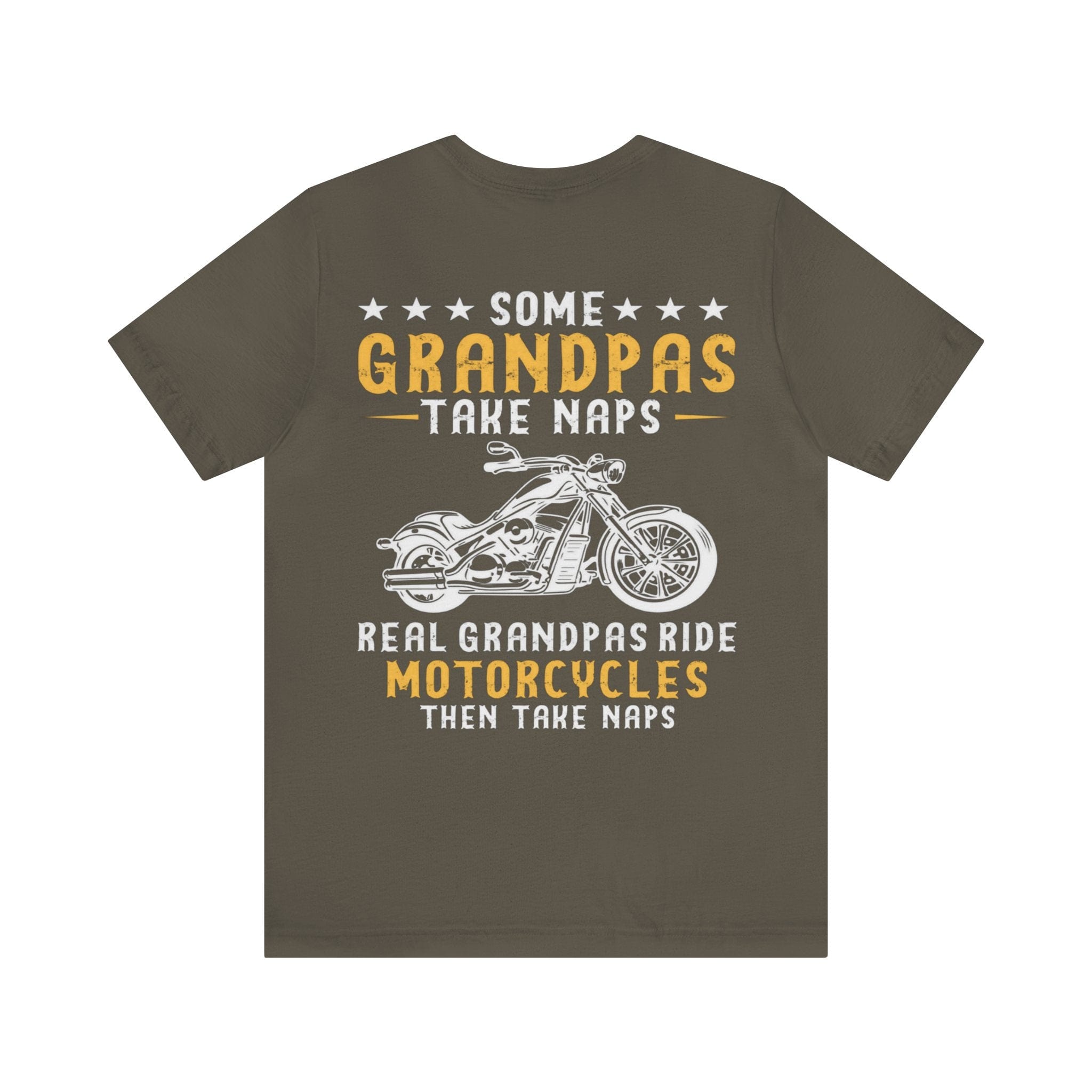 Kate McEnroe New York Biker Grandpa Shirt, Real Grandpas Ride Motorcycles Then Take Naps Shirt, Funny Biker Shirt 