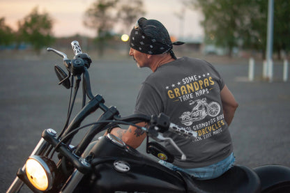 Kate McEnroe New York Biker Grandpa Shirt, Real Grandpas Ride Motorcycles Then Take Naps Shirt, Funny Biker Shirt 
