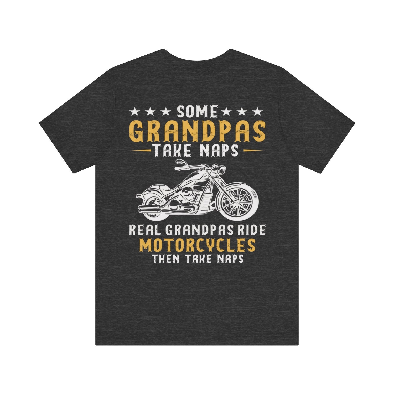 Kate McEnroe New York Biker Grandpa Shirt, Real Grandpas Ride Motorcycles Then Take Naps Shirt, Funny Biker Shirt 