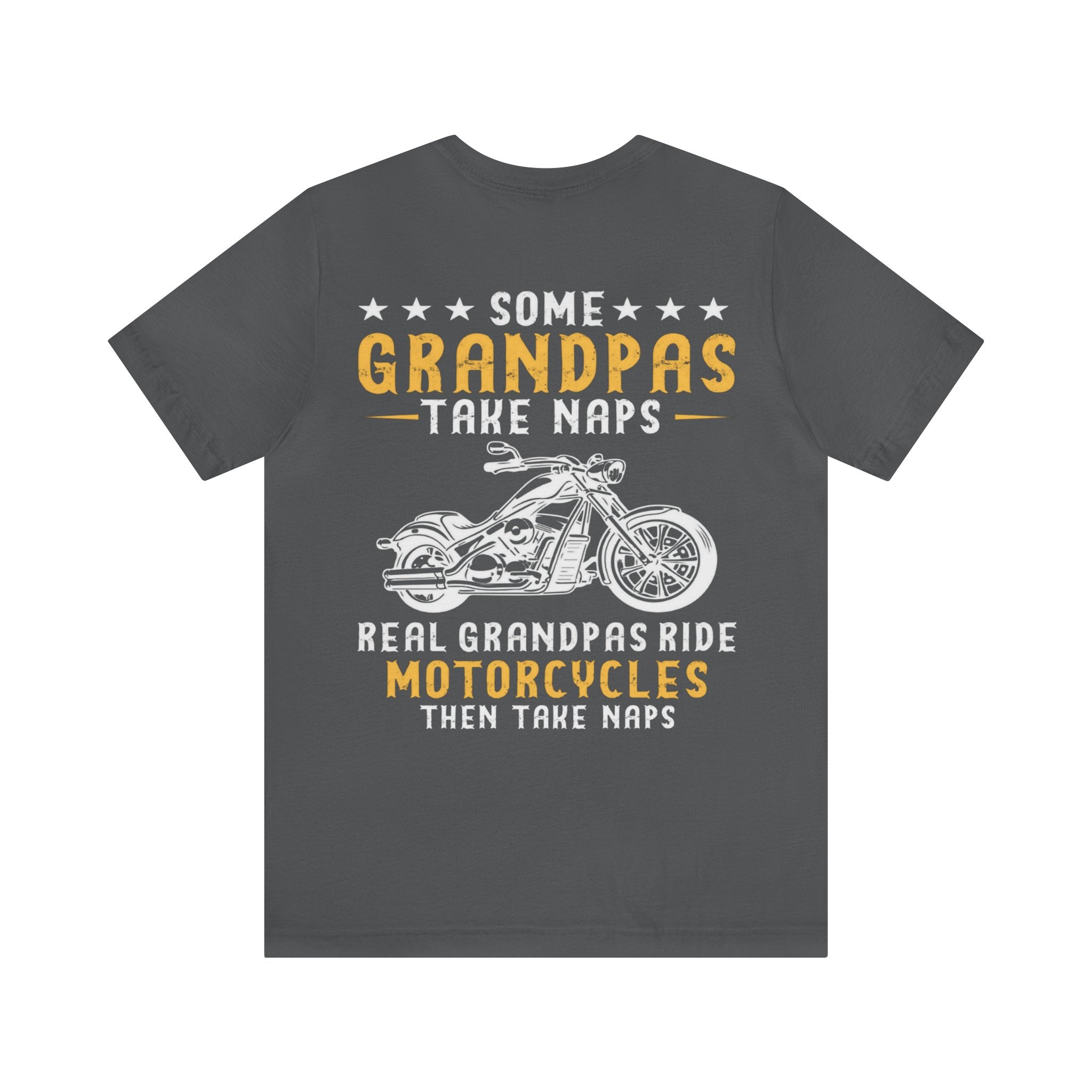 Kate McEnroe New York Biker Grandpa Shirt, Real Grandpas Ride Motorcycles Then Take Naps Shirt, Funny Biker Shirt 