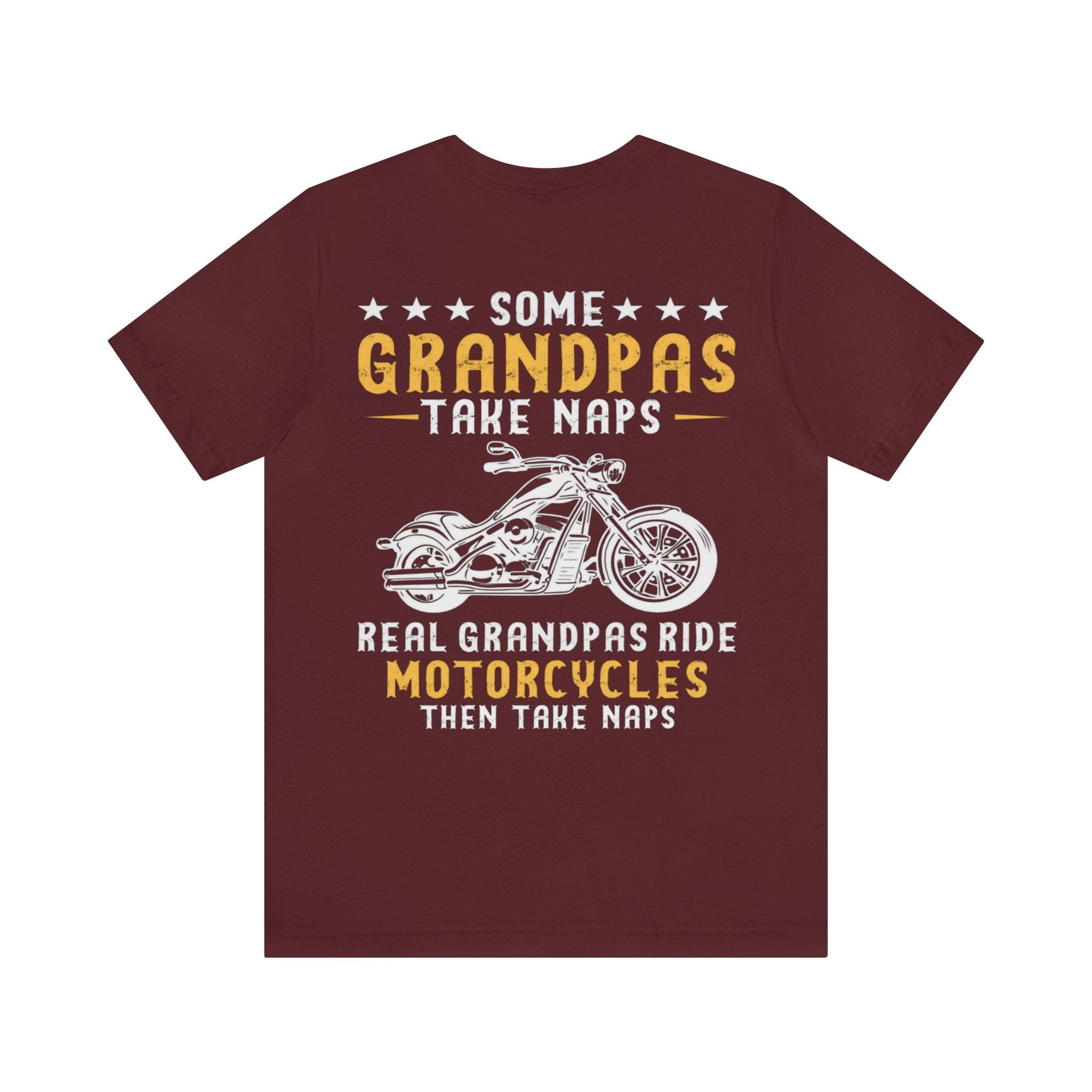 Kate McEnroe New York Biker Grandpa Shirt, Real Grandpas Ride Motorcycles Then Take Naps Shirt, Funny Biker Shirt 