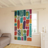 Kate McEnroe New York Blackout & Sheer Window Curtains in Mid Century Modern Boho Retro PrintWindow Curtains30231019153955019716-2
