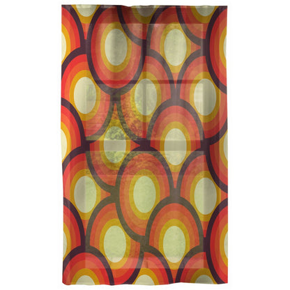 Kate McEnroe New York Blackout &amp; Sheer Window Curtains in Mid Century Modern Geometric CirclesWindow CurtainsCurtainSheer - 50x84 - SinglePanel - 20220710155527517