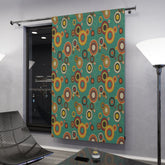 Kate McEnroe New York Blackout Window Curtains In Retro Bold Mid Century Modern Geometric CirclesWindow Curtains12057040234090434703