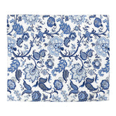 Kate McEnroe New York Blue and White Chinoiserie Jacobean Floral Microfiber Duvet Cover, Grandmillenial Bedroom DecorDuvet Covers19883540189661238814