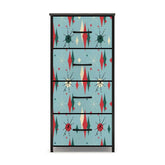 Kate McEnroe New York Blue Franciscan Starburst Mid Century Modern Retro 4 Drawer DresserDressersxC5Euz8cMm